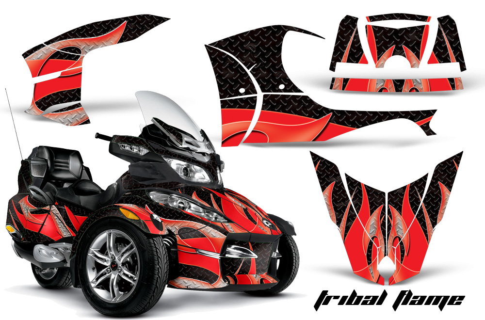 CAN-AM SPYDER RT-S Graphic Kit TRIBALFLAME R K TK